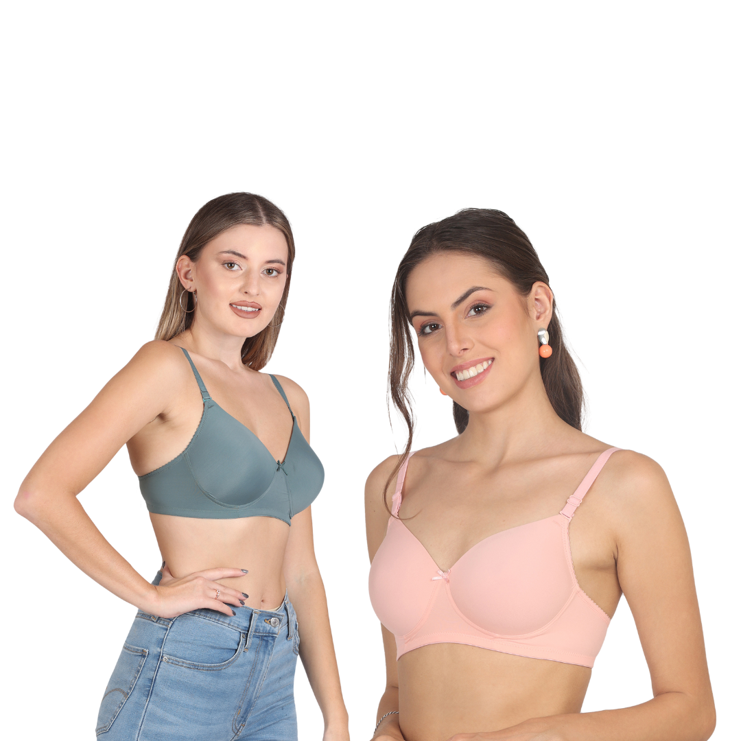 AAVOW PADDED FULL COVERAGE BRA PACK OF 2
